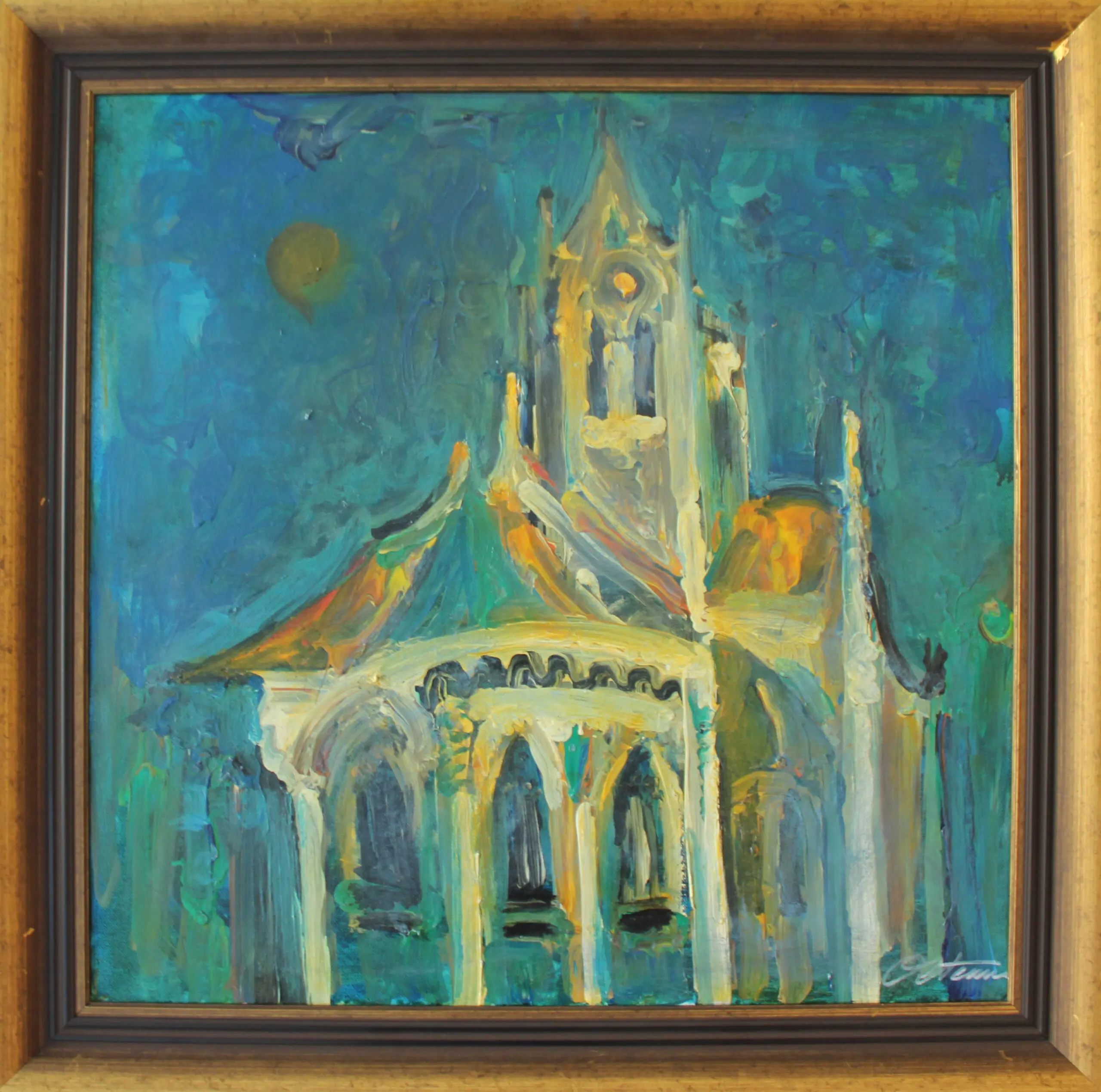 Catedrala în lumină albastră
